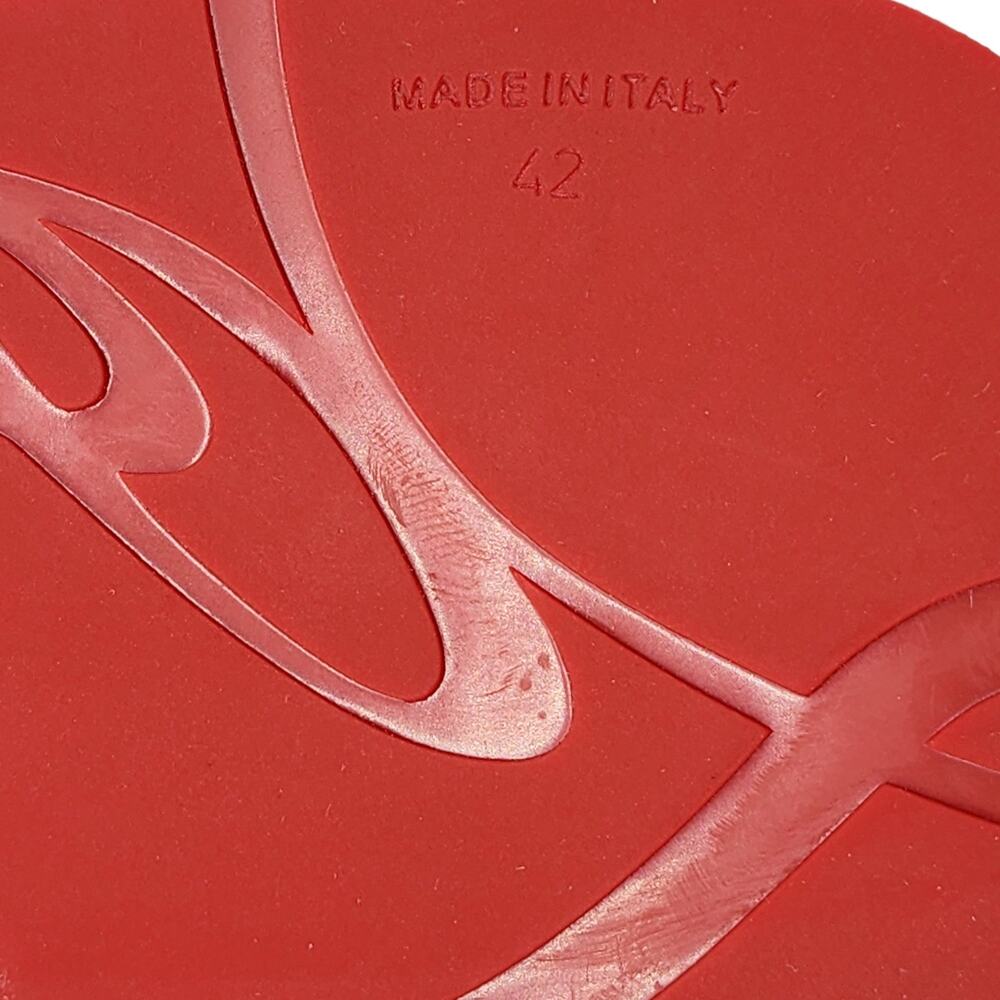 Christian Louboutin Loubi Flip Studded Flip Flops in Black - Picture 11 of 16